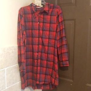 Flannel dress